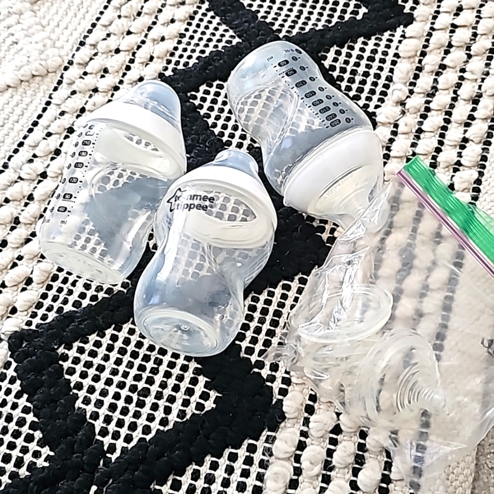 3 Tommee tippee bottles 9fl oz size